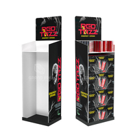 Point de vente personnalisé eau vin bière marchandisage carton liqueur bière tasse à café bouteille d'eau affichage au sol