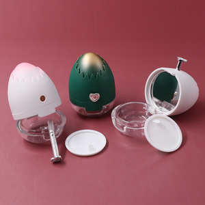 Thiết Kế Mới Tùy Chỉnh 20 Gam Trứng Hình Dạng Kem Bao Bì Với Gương Rỗng Nhựa <span class=keywords><strong>Lip</strong></span> <span class=keywords><strong>Gloss</strong></span> Mặt Kem Container Jar - Product Image 5