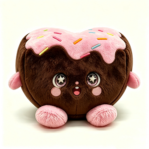 Peluche de donut personalizado con forma de luna, regalo para niños, juguete de peluche con temática de postres, peluche de donut para decoración de habitaciones - Product Image 2