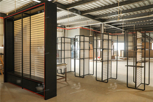 סופר U מסחרי מדפי Slatwall תצוגת יחידה אולם תצוגה מוצר תצוגת גופי Custom תצוגת מדפי קיר מקרה מדף - Product Image 2