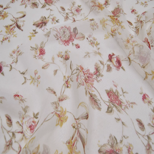 Maravilloso estampado Floral <span class=keywords><strong>de</strong></span> alta calidad transpirable 100% tela <span class=keywords><strong>de</strong></span> Georgette <span class=keywords><strong>de</strong></span> seda pura Natural para <span class=keywords><strong>mujer</strong></span> excelente ropa vestido - Product Image 3