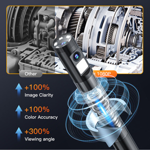 Endoscope G10 <span class=keywords><strong>Pro</strong></span> à double objectif 1m/5m/10m, rotation à 360 degrés, caméra d'inspection HD 1080P de 5 pouces, caméra serpent industrielle de 8,5 mm, boroscope - Product Image 3