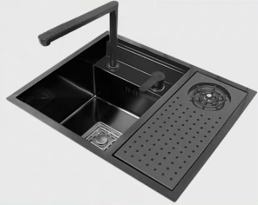 Robinet de levage 7 caractères noir 5545cm