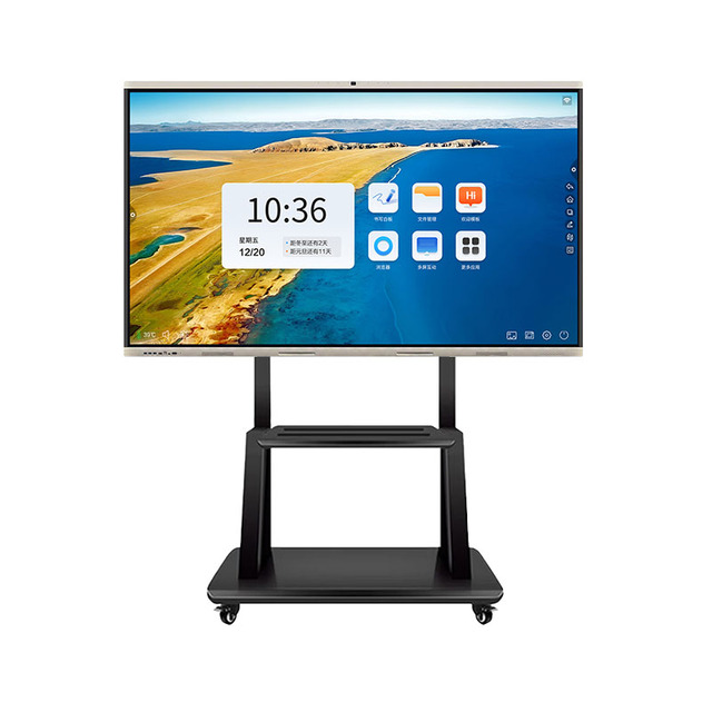 Cintoe 65'' 75'' 86'' LCD DLED Interactive Screens Android 13 air Bonding IR Touch Corporate TV for Conference and Education