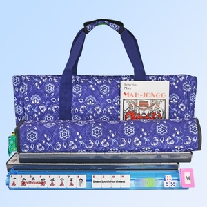 Juego de Mahjong Americano Judío Occidental de 30MM con Cubierta de Melamina, Caja de Madera, Bolso y Regla de Cartas - Regalo de Fichas de Mahjong Americanas - Product Image 1