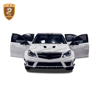 Kit carrosserie style série noire 2012-2014 an pour voiture 4 portes bens classe c w204