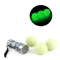 Balle de golf VASTUP UV42, luminescente fluorescente, 2 couches, compétition, Surlyn, caoutchouc synthétique, dureté 90, absorption automatique de la lumière