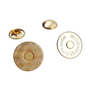 Sac à main magnétique Double face à Rivet, nouveauté collection, boutons pression de bonne qualité, accessoires Diy, boucle portefeuille - Product Image 4