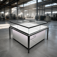 Vitrine de Luxe Haut de Gamme en Verre Trempé pour Bijoux, Meuble de Présentation de Magasin, Comptoir, Armoire, Support