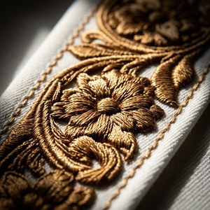 Completo Due Pezzi da Donna con Blazer Ricamato in Oro e Pantaloni a Gamba Larga, Elegante e Formale per Ufficio, <span class=keywords><strong>Bianco</strong></span> Lussuoso Personalizzato Jinyuan - Product Image 2