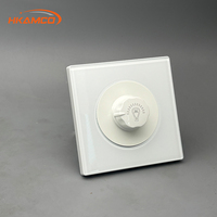 Prise murale intelligente HK S1 UK/EU, 1 poste, 1 voie, 10A/20A, commande à bascule, design luxueux en verre et métal, durable, NFC tactile