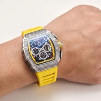 Montres ONOLA 6827Q, montres à quartz avec diamants, montres de luxe 2024 pour hommes