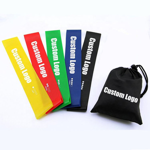 Juego de 5 Bandas de Resistencia de Látex, Ligeras, Duraderas y Portátiles, para Viajes, Yoga, Pilates y Entrenamiento - Product Image 1