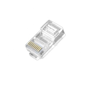 10p10c Modular cắm rj50 nối mạ vàng Ethernet LAN Mạng pha lê đầu dữ liệu bằng giọng nói Cáp cắm - Product Image 1