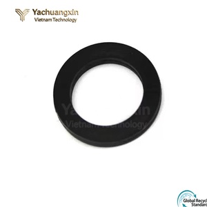 Joint d'étanchéité rond en caoutchouc noir, diamètre extérieur 20 mm, diamètre intérieur 10 mm, épaisseur 2 mm, pour milieux huileux et corrosifs - Product Image 2