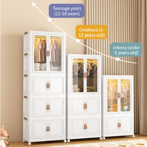 Guardaroba per bambini per bambini prezzi moderni set di disegni 2024 vestiti <span class=keywords><strong>armadio</strong></span> stand per bambini portatile durevole pieghevole camera al dettaglio - Product Image 2