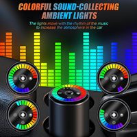 Diffuseur intelligent de parfum d'ambiance pour voiture, moderne, en métal, rechargeable, à détection de mouvement, type siège, désodorisant d'ambiance, vente chaude
