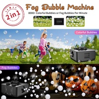 Machine à bulles de fumée portable, souffleur de bulles de fumée anti-déversement pour anniversaire, mariage, fête d'Halloween