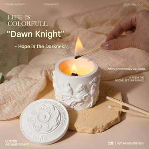 Vela de aromaterapia de alivio de gama alta, fragancia de nicho, cera de soja sin humo, dormitorio de aromaterapia, literario de gama alta - Product Image 2