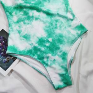 Nueva familia reciclada a juego mamá niñas traje <span class=keywords><strong>de</strong></span> baño <span class=keywords><strong>de</strong></span> una pieza mamá y yo traje <span class=keywords><strong>de</strong></span> baño estampado Bikini para mujeres - Product Image 4