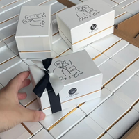 Pochettes personnalisées pour bonbons de mariage en gros – Impression nom et date sur mesure, pochettes écologiques avec ruban pour invités de mariage