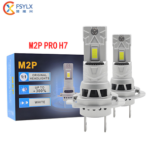 M2P PRO 60W H7 Phare LED Mini Halogène H19 H7 Ampoule de phare LED 9005 9006 9012 H4 CSP 3570 Phares antibrouillard LED pour voiture - Product Image 1