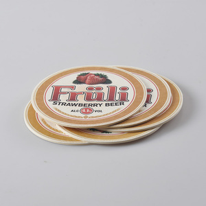 Venta caliente en forma de Ronda impreso taza de café de papel montaña rusa <span class=keywords><strong>para</strong></span> la casa - Product Image 6
