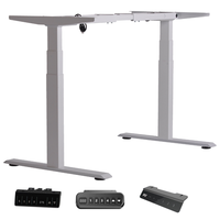 Cadre de bureau électrique certifié CE, convertible en bureau debout réglable en hauteur, pour position assise ou debout