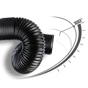 Tubo de admisión de aire frío 76mm 63mm <span class=keywords><strong>Kit</strong></span> de sistemas Admisión de rendimiento universal Auto Duc Manguera Flexible Car Sport Racing 2,5 3,0 pulgadas - Product Image 1