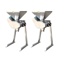 Moulin à céréales 300 kg/h certifié ISO en acier inoxydable 304, capacité 200 L, pour bière artisanale, broyeur de malt robuste, cuve sous pression avec roulement