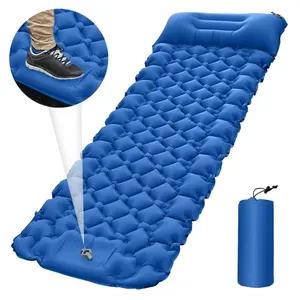 Nailon 40D para acampar al aire libre con la funda TPU colchon inflable con almohadilla de aire de 200x7rry inflable pad