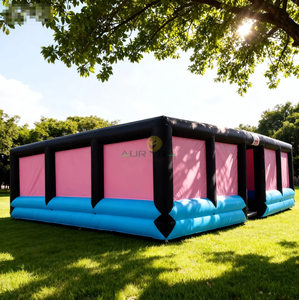 Labirinto Gonfiabile Casa Stregata per Feste, Gioco Gonfiabile con Ostacoli, Labirinto Rimbalzante, per Interni/Esterni, Ecologico - Product Image 1