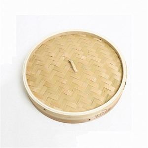 Momo Prépare la Vaporiera en bambou 28 cm, ensemble pour cuisson à la vapeur chinoise, pour le petit-déjeuner, avec tiroir - Product Image 6