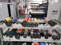 Rouleau cylindrique à plaque en ligne pour machine d'impression flexo