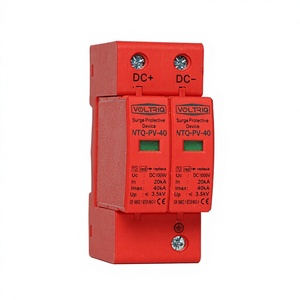 <span class=keywords><strong>T1</strong></span> VO-40 voltriq + T2อุปกรณ์ป้องกันไฟกระชากได้รับการรับรองจาก CE อุปกรณ์ป้องกันไฟกระชาก2P DC 1000V PV ป้องกันฟ้าผ่า40kA ป้องกันฟ้าผ่า - Product Image 1