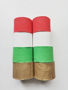 Rouleau <span class=keywords><strong>de</strong></span> bandes <span class=keywords><strong>de</strong></span> cou en crêpe blanc et coloré Papier pulpe <span class=keywords><strong>vierge</strong></span> ondulé avec revêtement à la <span class=keywords><strong>cire</strong></span> Papier <span class=keywords><strong>de</strong></span> coupe <span class=keywords><strong>de</strong></span> cheveux imperméable - Product Image 2