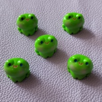 100 Piezas de Mini Figuras de Ranas Lindas, Modelo Animal, Musgo, Micropaisaje, Decoración del Hogar, Accesorios de Decoración para Jardín de Hadas en Miniatura