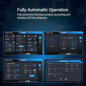 Máquina <span class=keywords><strong>de</strong></span> Recuperación y <span class=keywords><strong>Carga</strong></span> <span class=keywords><strong>de</strong></span> Aire Acondicionado <span class=keywords><strong>R134A</strong></span> Totalmente Automática, Compatible con ISV Charge, Pequeña, Puede Cargar X870 para Todos los Autos - Product Image 5