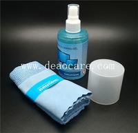 Écran numérique pour tableau de bord, nettoyeur d'écran, pour voiture, avec jeu de serviettes à tête de spray, 200ML, 2 pièces