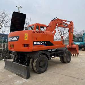 Excavadora de ruedas Doosan de segunda mano, pieza original de excavadora de ruedas DH220 de alta calidad y a bajo precio de venta lista para la venta - Product Image 2