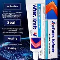 RTV Silicone Sealant K-704B Rentang Suhu -50C~200C untuk Logam Kafuter