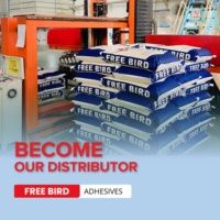 Adhésif thermofusible EVA FREE BIRD 6030 pour reliure, granulés blancs, faible humidité, séchage rapide, forte adhérence pour carnets/magazines