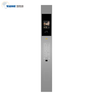 Bảng điều khiển cảnh sát thang máy <span class=keywords><strong>LCD</strong></span> màu thật 10.4 inch với các nút cơ, làm bằng thép không gỉ chân tóc - Product Image 2