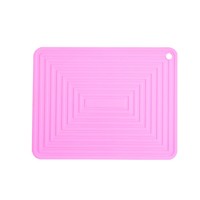 Vente en gros de dessous-de-plat en silicone de qualité alimentaire, résistant à la chaleur, antidérapant, protège-table pour comptoir de cuisine