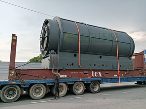 100kg-30tpd chất thải Lốp/Nhựa/dầu Bùn nhiệt phân thực vật chuyển đổi chất thải rắn vào nhiên liệu dầu nhiệt phân máy - Product Image 2