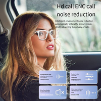 GS-07 léger et élégant lunettes intelligentes Blue Tooth longue durée de vie de la batterie contrôle gestuel opération mains libres pour le travail
