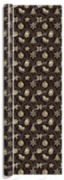 Papier d'emballage de Noël élégant à motif floral épais sur fond foncé, collection vintage, design artistique festif, rouleaux de papier cadeau