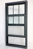 Fenêtre simple suspendue en PVC et aluminium de style américain fenêtre personnalisée 23x46 pouces fenêtre simple suspendue en soldes