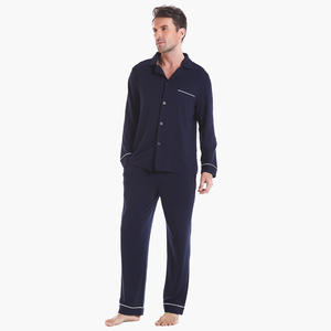 Ensemble de pyjama boutonné pour homme, vêtements de nuit pour homme, pyjama de luxe pour homme, fabricant vietnamien - Product Image 2