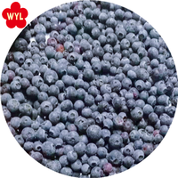 Harga Ekspor BRC/HACCP/SEDEX Blueberry Beku IQF dalam Jumlah Besar Buah Beku untuk Jus Selai
